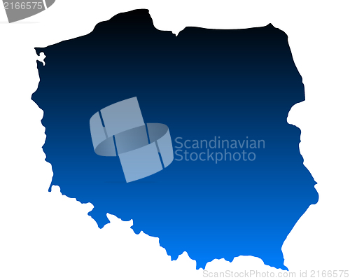Image of Map of Poland