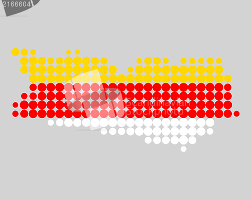 Image of Map and flag of Carinthia