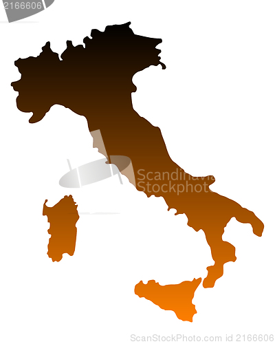 Image of Map of Italy