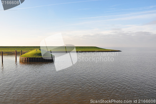 Image of Dike at North Sea