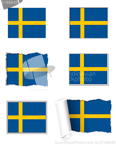 Image of Sweden flag set
