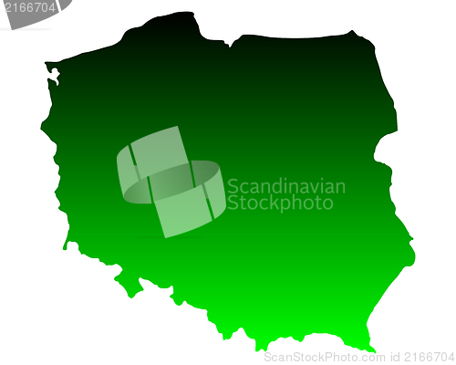 Image of Map of Poland