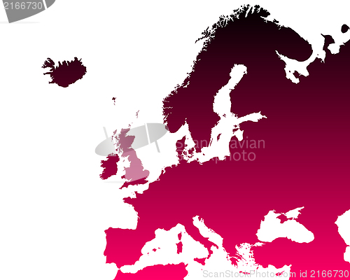 Image of Detailed map of Europe
