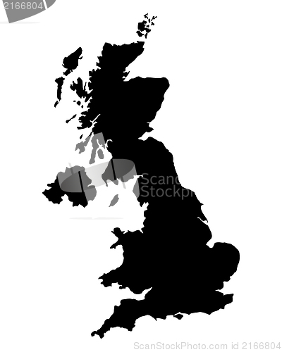 Image of Map of United Kingdom