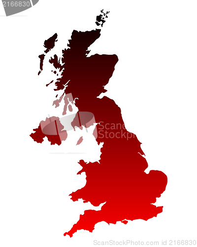 Image of Map of United Kingdom