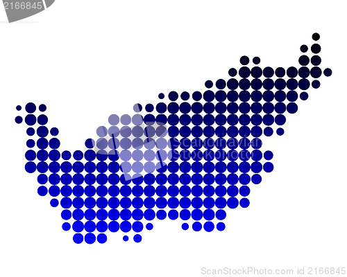 Image of Map of Valais