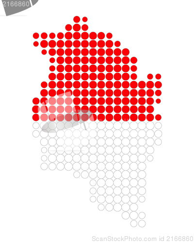 Image of Map and flag of Vorarlberg