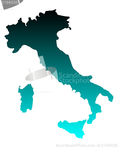 Image of Map of Italy