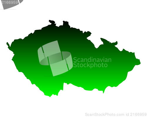 Image of Map of Czech Republic