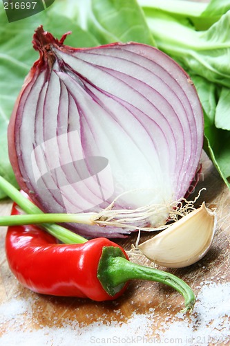 Image of Vegetable Ingredients
