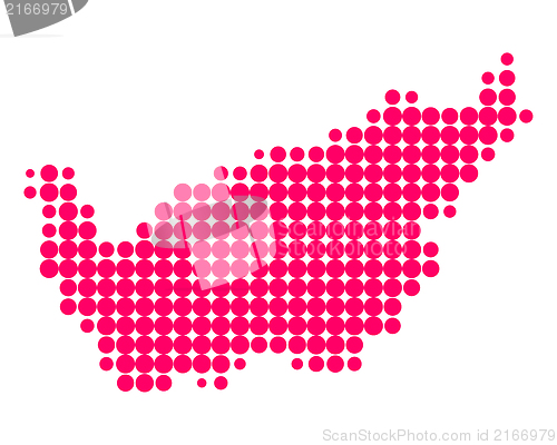 Image of Map of Valais