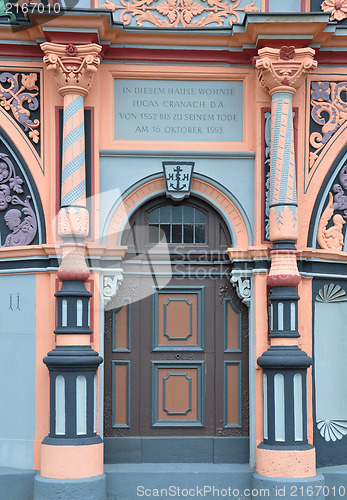 Image of Portal of Cranach house in Weimar