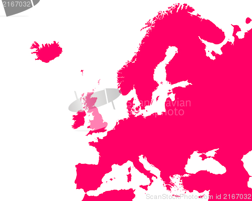 Image of Detailed map of Europe