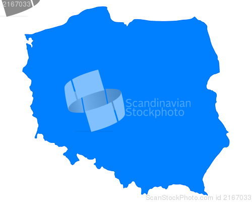Image of Map of Poland