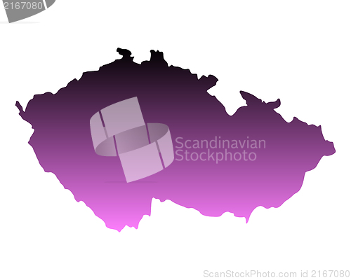 Image of Map of Czech Republic