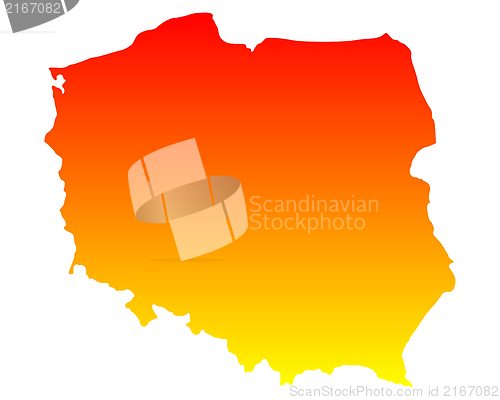 Image of Map of Poland