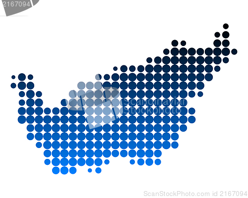 Image of Map of Valais