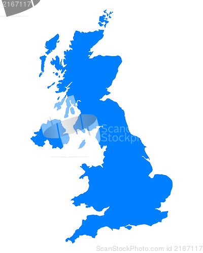 Image of Map of United Kingdom