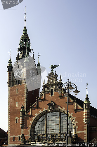 Image of Gdansk train station.