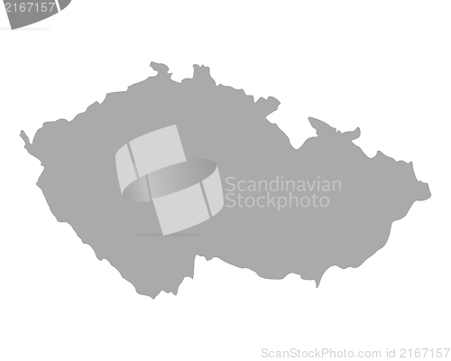 Image of Map of Czech Republic
