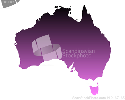 Image of Map of Australia