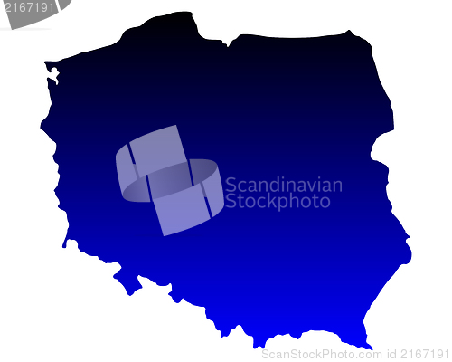 Image of Map of Poland