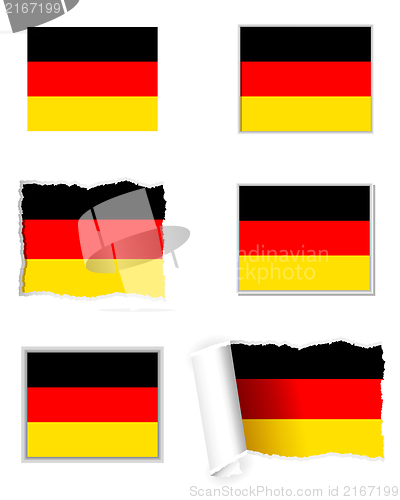 Image of Germany flag set