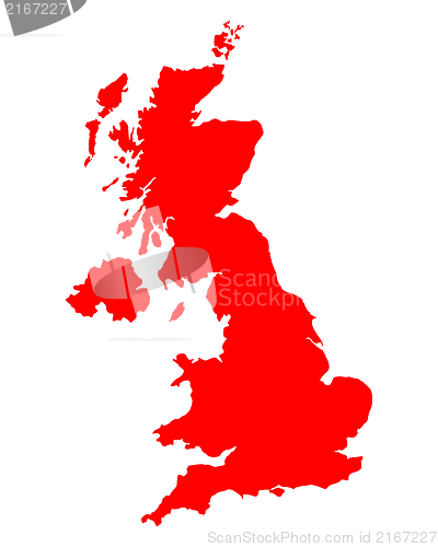 Image of Map of United Kingdom