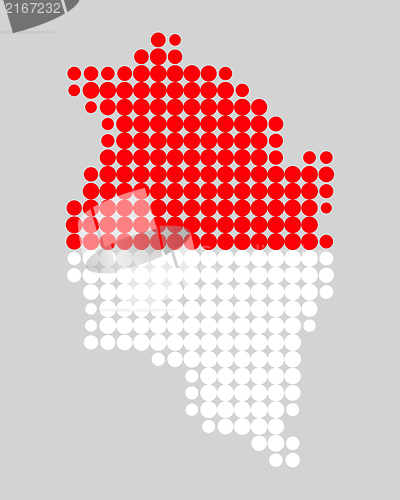 Image of Map and flag of Vorarlberg