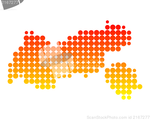 Image of Map of Tyrol