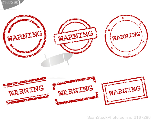 Image of Warning stamps