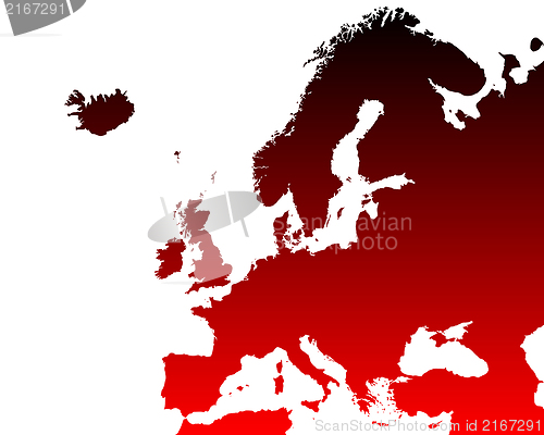 Image of Detailed map of Europe