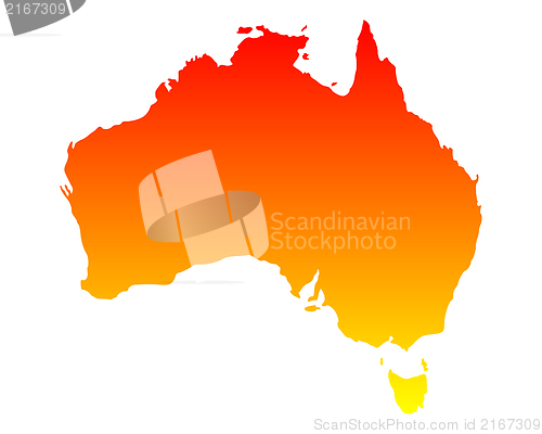 Image of Map of Australia