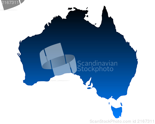 Image of Map of Australia