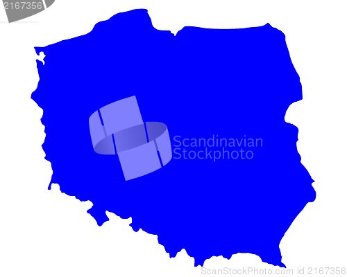 Image of Map of Poland