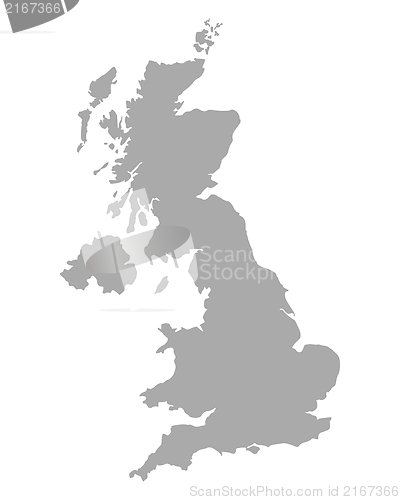 Image of Map of United Kingdom