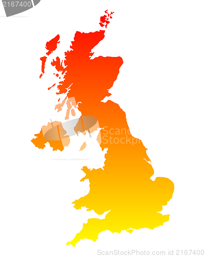 Image of Map of United Kingdom