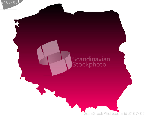Image of Map of Poland