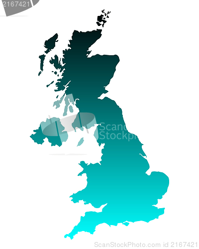 Image of Map of United Kingdom