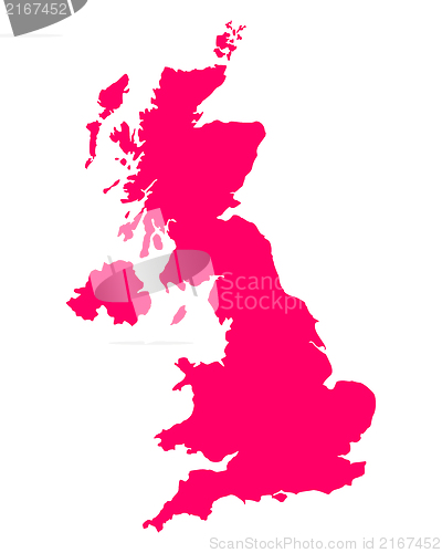 Image of Map of United Kingdom