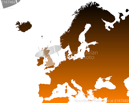 Image of Detailed map of Europe