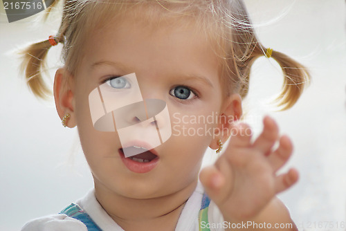 Image of Baby Girl looking at the camera