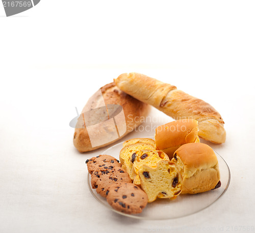 Image of selection of sweet bread and cookies