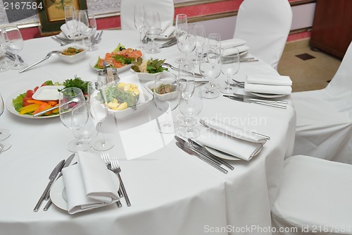 Image of Served table