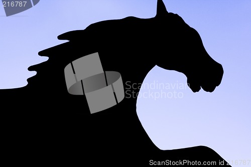 Image of horse sillouette