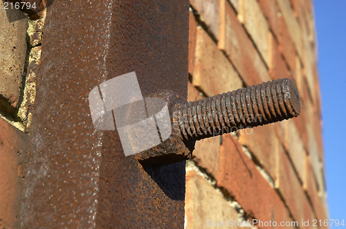 Image of Rusty nut and bolt