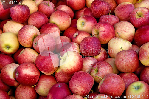 Image of apples at a street sale