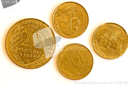 Image of Former European currency of France