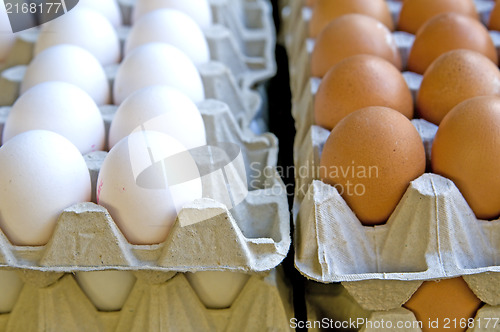 Image of eggs at a street sale