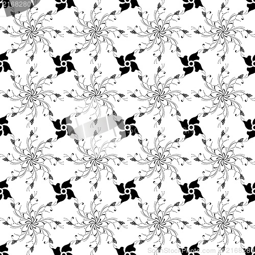 Image of seamless floral pattern